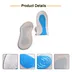 TPE soft insoles with cloud-like cushioning - all-day comfort for sensitive feet